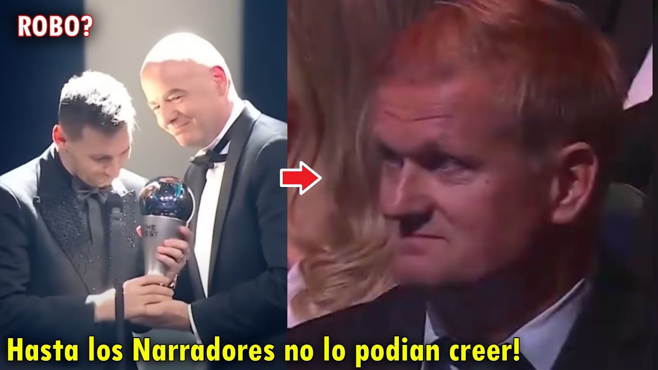 LA REACCION del PAPÁ de HAALAND cuando MESSI GANA el THE BEST 2023 HOY