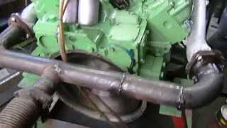 Тест 10 цилиндрового двигателя Mercedes/Test of 10 cilinder engine Mercedes after ovherhauling