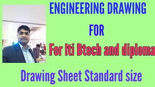 Drawing sheet standard size A0,A1,A2,A3....