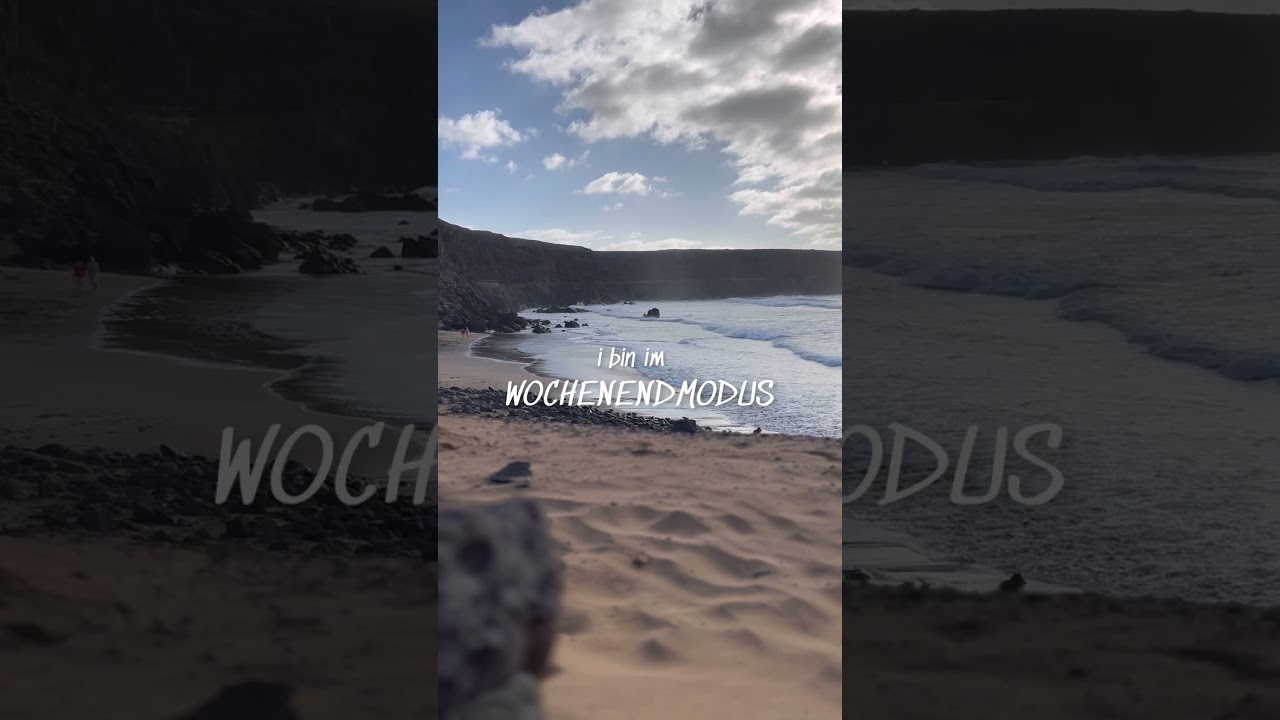 Du. Ich. Und das Meeresrauschen. Wochenendmodus ON! 