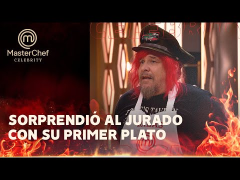 Walas sorprendió al jurado con su primer plato en Masterchef Celebrity