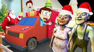 Grandpa And Granny House Escape : Christmas Update 2020 | Shiva and Kanzo Gameplay screenshot 5