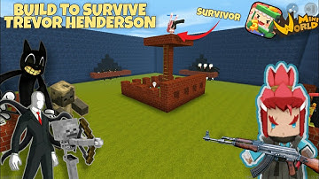 Mini World Funny Moments Build to Survive Trevor Henderson - Part 4