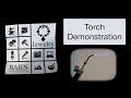 Torch demonstration for use with making and repairing jewelry