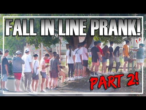 Fall In Line Prank Part 2