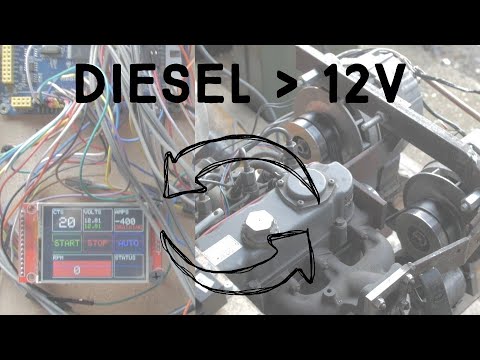 New 12V Alternator Generator rig - Kubota Diesel! Brief overview - 01 ...