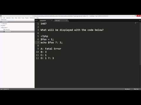 Pergunta 11 - Certificação PHP