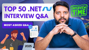 Top 50 .NET Full Stack Interview Q&A 2025 💼 | Crack Your Next IT Job!
