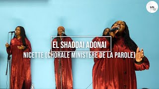 El Shaddai Adonai - Nicette (Ministère de la Parole)