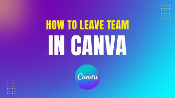 Canva Tutorial: How to Leave Team in Canva 2025  #canva #canvatutorial
