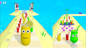 Juice Run All Levels Walkthrough Mobile Android IOS, New Running Games Gameplay Max Leve