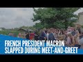 French president Macron slapped during meet and greet