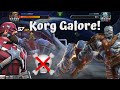 Deathless War? So Many Korgs! 4Loki vs Old Driver! Red Guardian! - Marvel Contest of Champions