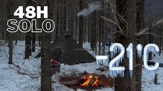 HOT TENT 48h solo!!!