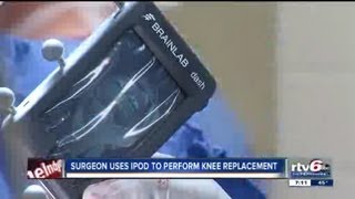 Indianapolis surgeon taps iPod in precise knee replacement procedure at St. Francis Health screenshot 4