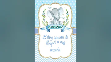 ¿Pones el nombre de la madre en la invitación del baby shower?