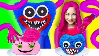 Mommy Long Legs Vs Huggy Wuggy Vs Daddy Long Legs Cooking Food Challenge By Sweedee