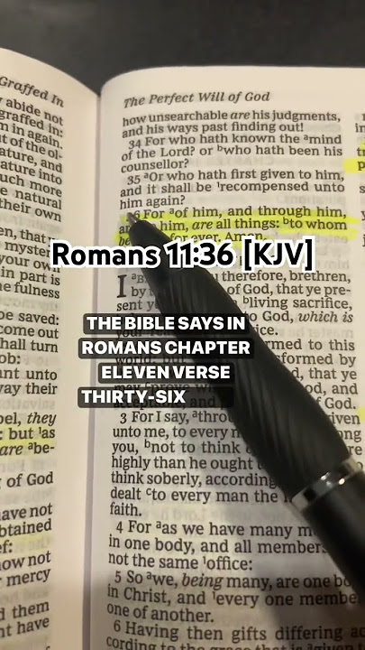 Download lagu Romans 11:36 #shorts #bible #bibleverse #reading