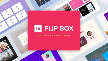 Elementor Flip Box Sneak Peek (New Pro Feature)