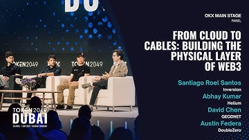 From Cloud to Cables: Building the Physical Layer of Web3 - TOKEN2049 Dubai 2025