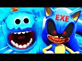 Turning MEESEEKS Into EVIL SONIC.EXE (Rick and Morty VR Funny Gameplay)