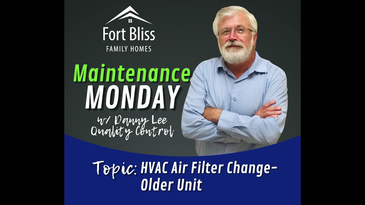 HVAC Air Fliter Change Older Unit YouTube HVAC Air Fliter Change Older Unit YouTube