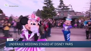 FACT OR FICTION: Police stop Disneyland marriage ceremony involving 9-year-old bride? FACT OR FICTION: Police stop Disneyland marriage ceremony involving 9-year-old bride?