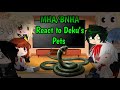 Mhabnha character react to dekus petsnot beleive this longmidoriyas animalmhabnhagacha club