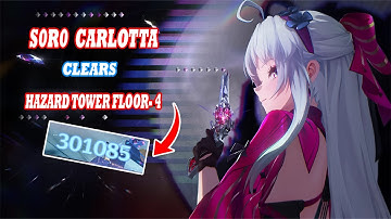 INSANE S0R0 Carlotta & Chisa Damage! Hazard Tower Floor 4 Clear | Wuthering Waves