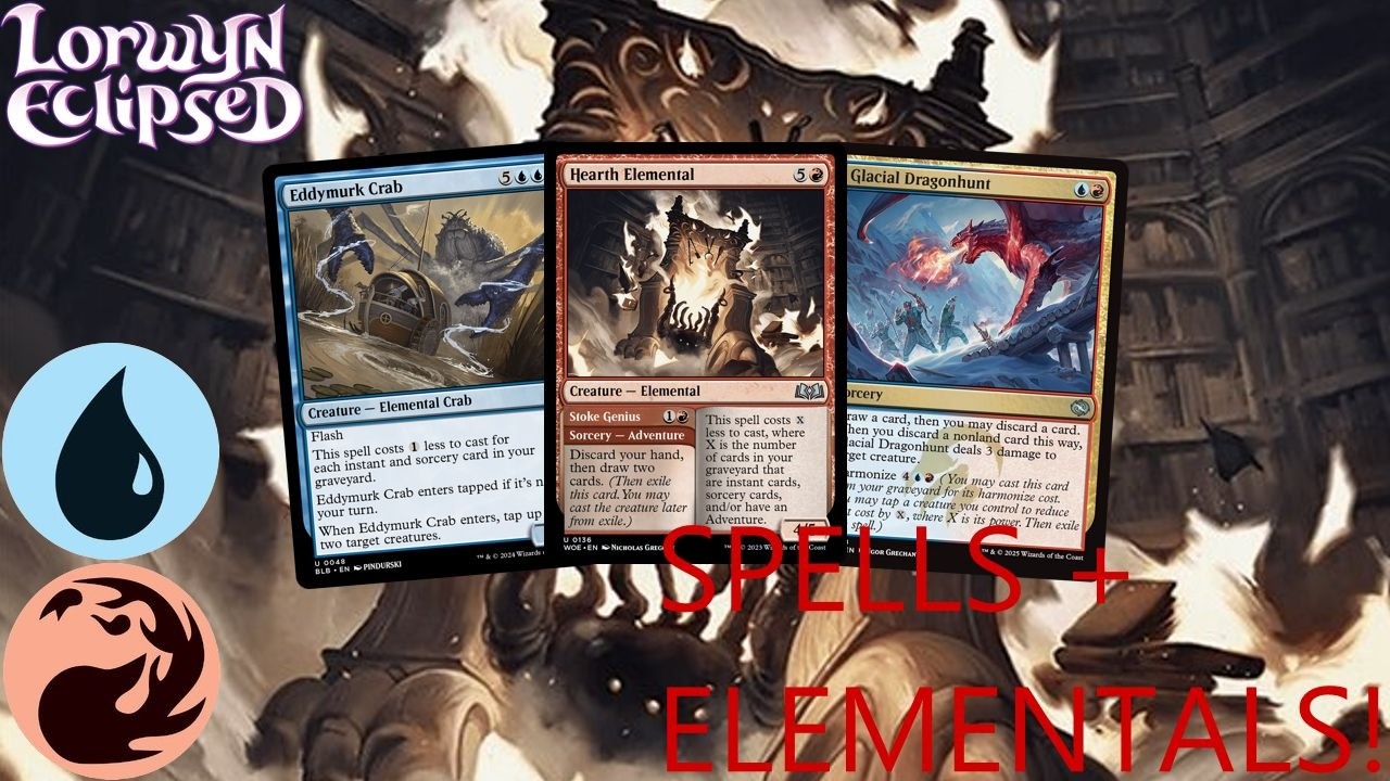 THIS IS A COMBINATION OF SPELLS AND ELEMENTALS - IZZET SPELLEMENTALS - MTG ARENA - STANDARD BO1