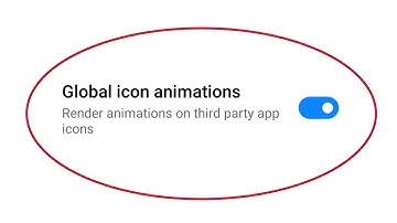 Redmi || Enable Global Icon Animation