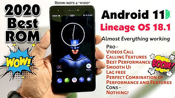 | INSTALL Android 11 IN ANY XIAOMI MOBILE | REDMINOTE4  GAMING ROM PUBG 90FPS |