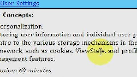 ASP.NET Soup 11 User Settings