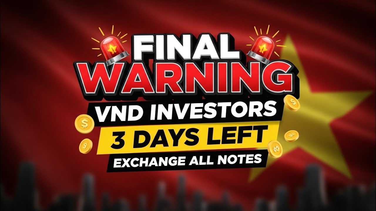 🚨 FINAL WARNING: VND Investors Have 3 Days to Exchange All Notes 🇻🇳💵