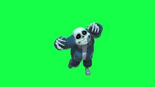 Sans Doing Fortnite Default Dance Green Screen