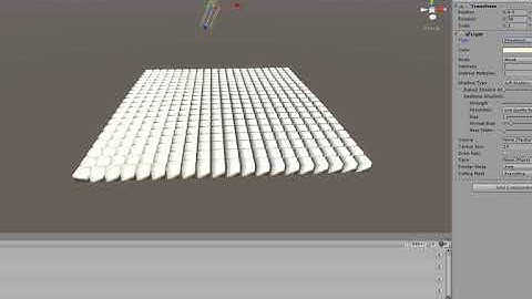 Procedural Mesh animayted with perlin noise