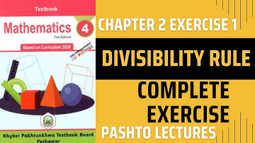 Exercise 1 unit 2 | Divisibility Rule | factor and multiples | class 4 math | kp textbook