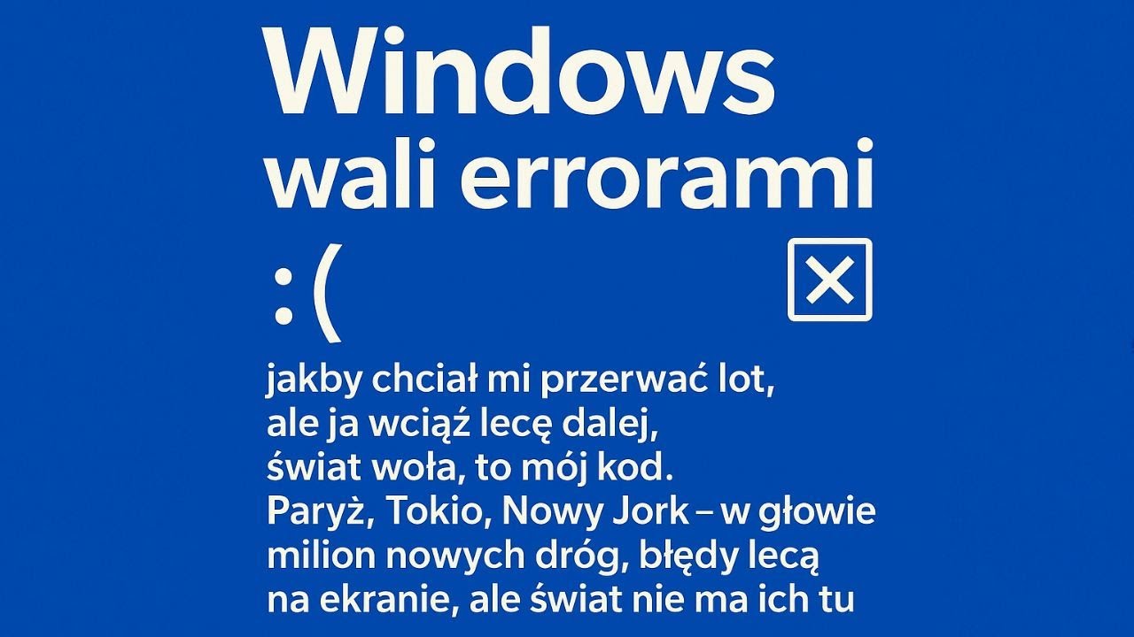 TuneFusion - Windows Wali Errorami 3 [Polski Rap 2025 + Tekst] 💻 chaos + podróże