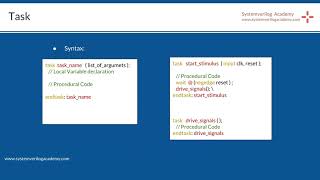 Course: Systemverilog Design - 2 : L4.3 : Using Task in Systemverilog