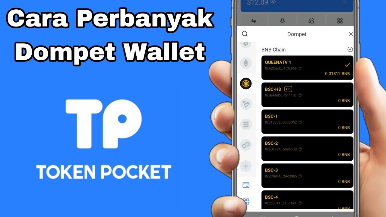 Cara Mudah Perbanyak Dompet Wallet Di Token Pocket - YouTube