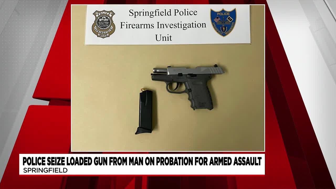 Springfield man on probation arrested on gun charges - YouTube