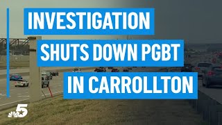 Investigation partially shuts down George Bush Turkpike | NBCDFW