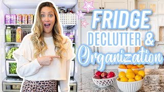 NEW EXTREME DECLUTTER AND ORGANIZE FRIDGE EDITION! Clean and Organize #WITHME