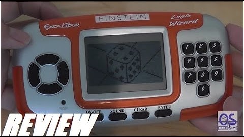 REVIEW: Excalibur Einstein LCD Logic Wizard Handheld Game