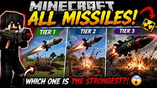 I TRIED ALL MISSILES IN MINECRAFT (BALLISTIX MOD 1.20.1) Tutorial