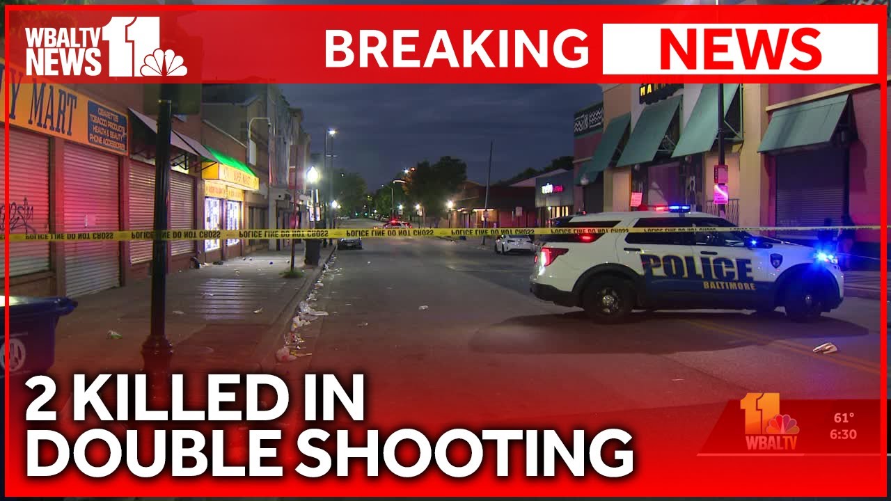 Man, woman killed in Baltimore double-shooting - YouTube