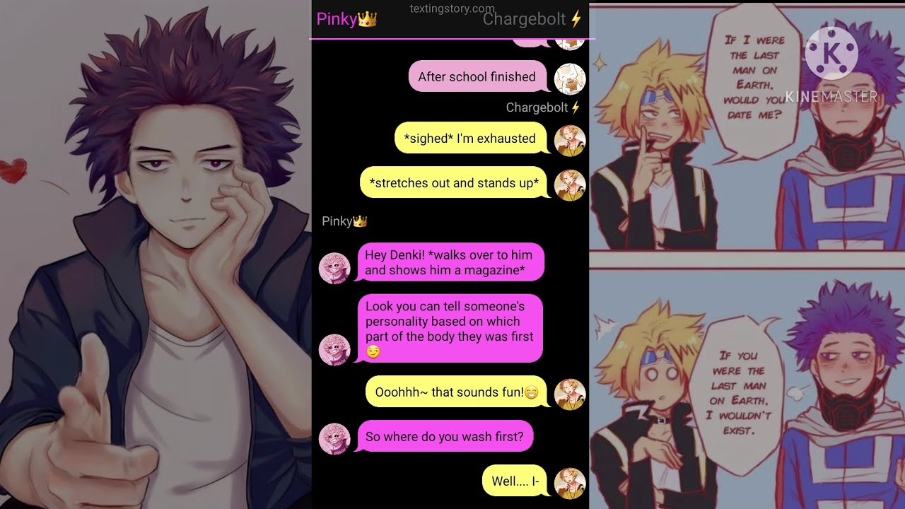 ShinKami~ A weekend away to a hotel~ Texting story~ 16+?