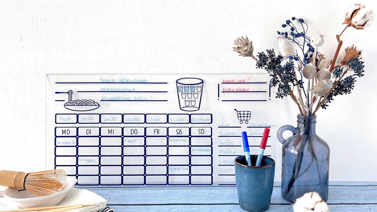 Brother Blog – ScanNCut acrylic weekly planner