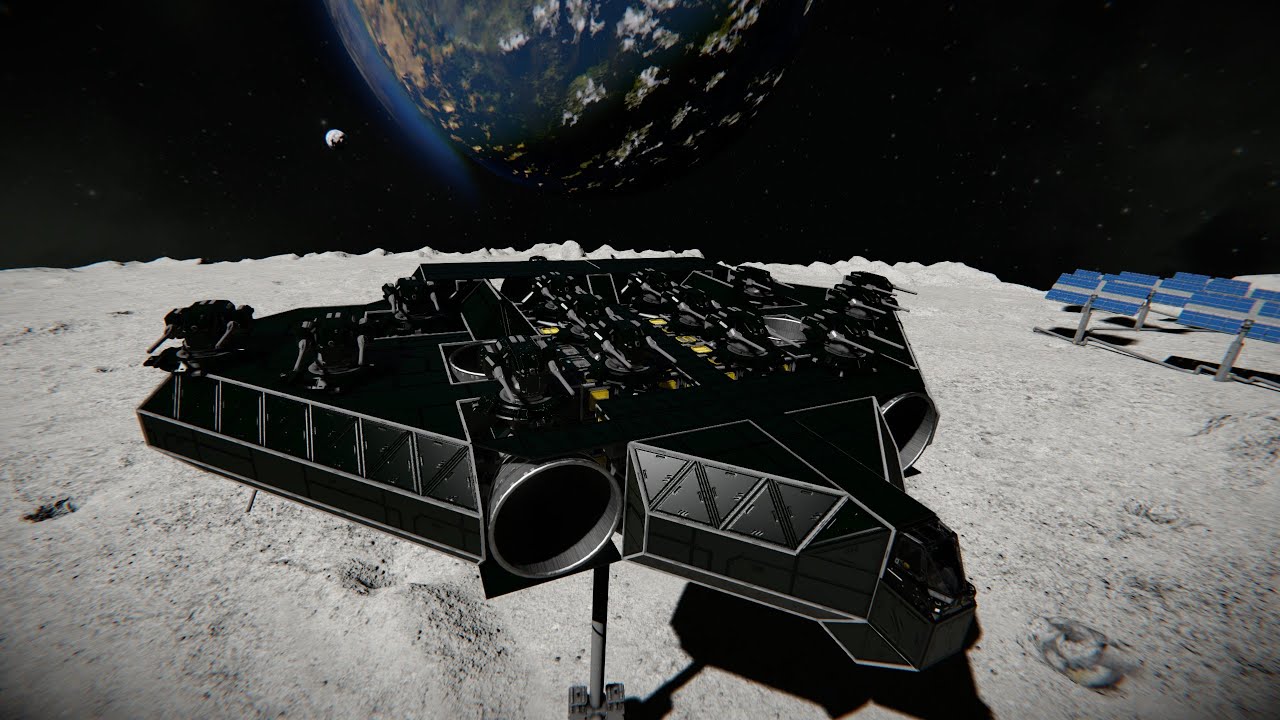 Space Engineers 2025 03 10 Gunship Update - YouTube