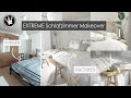 EXTREME Schlafzimmer MAKEOVER | Schlafzimmer komplett umgestalten- hell & gemütlich | DekoideenReich